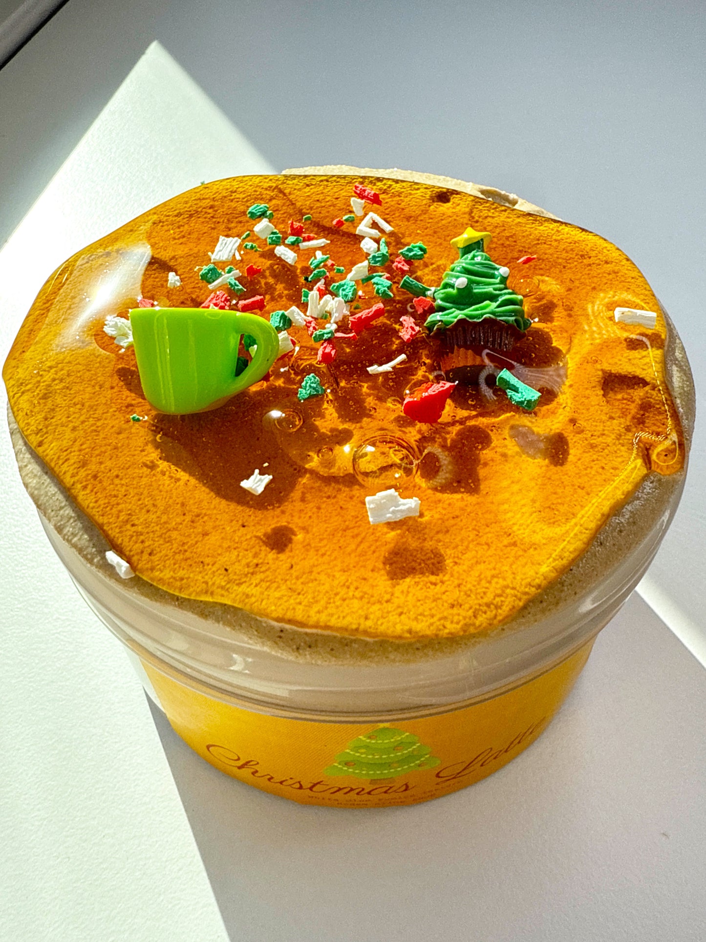 Christmas Latte Slime