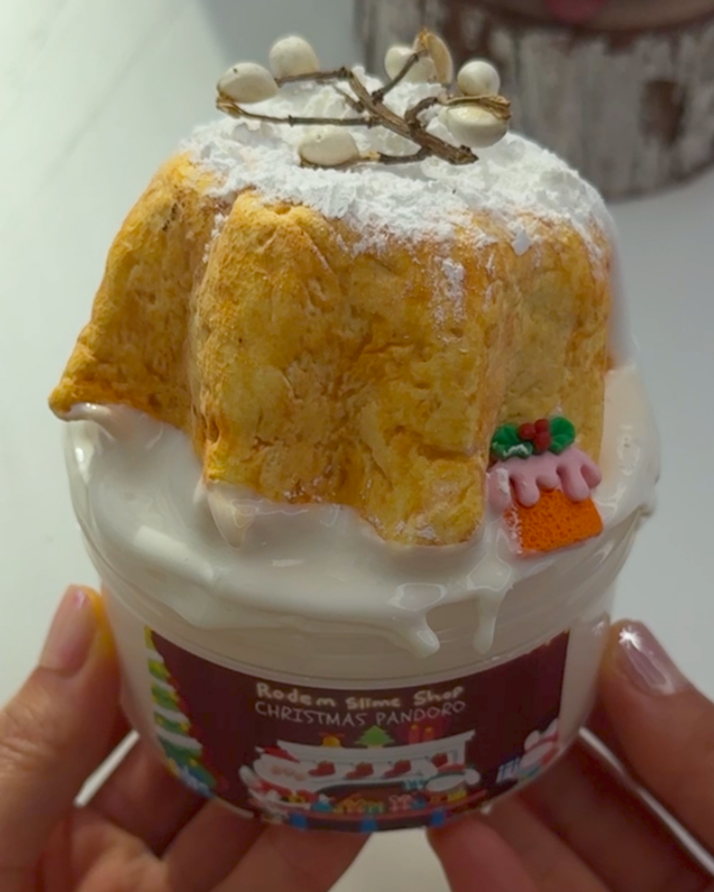 Christmas Pandoro Slime