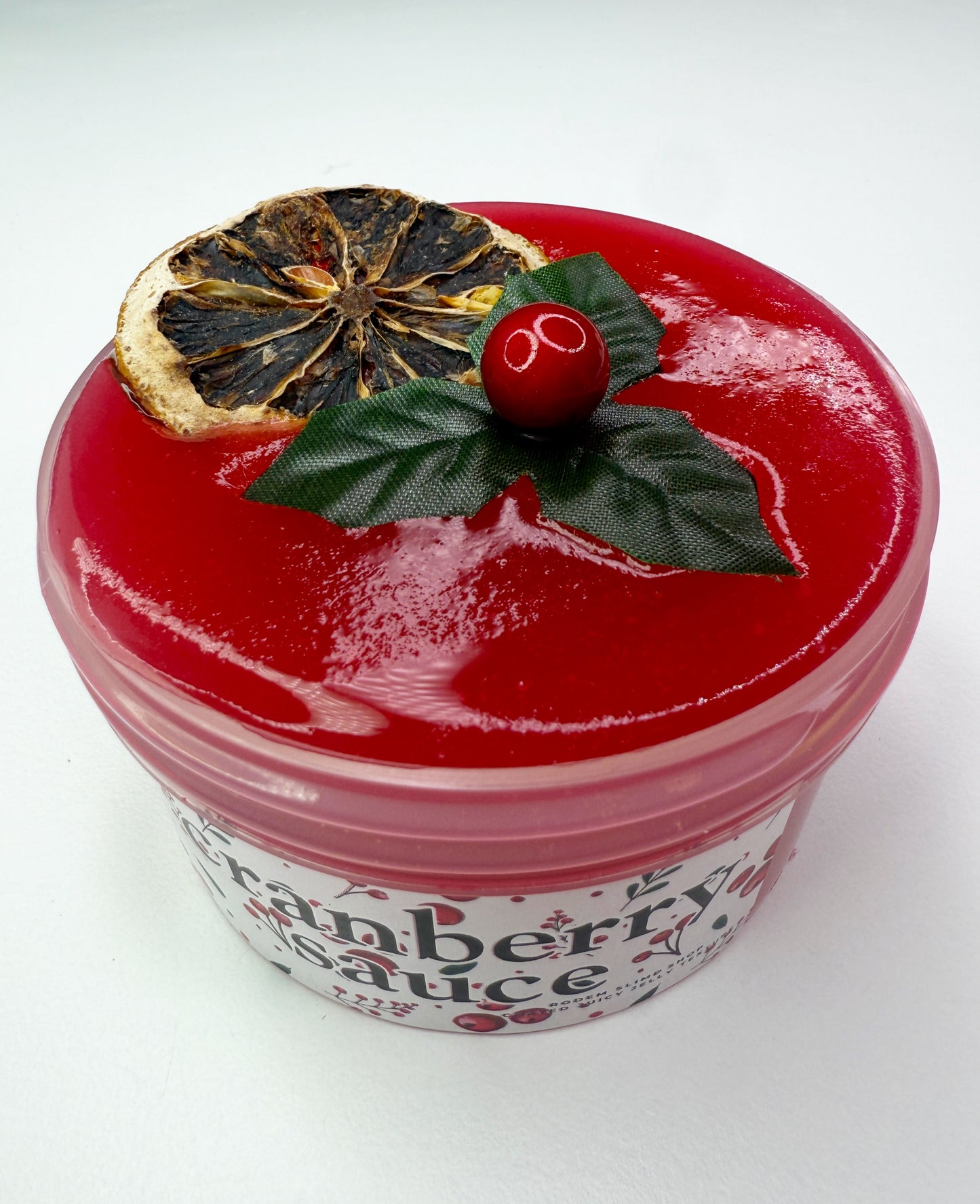 Cranberry Sauce Slime