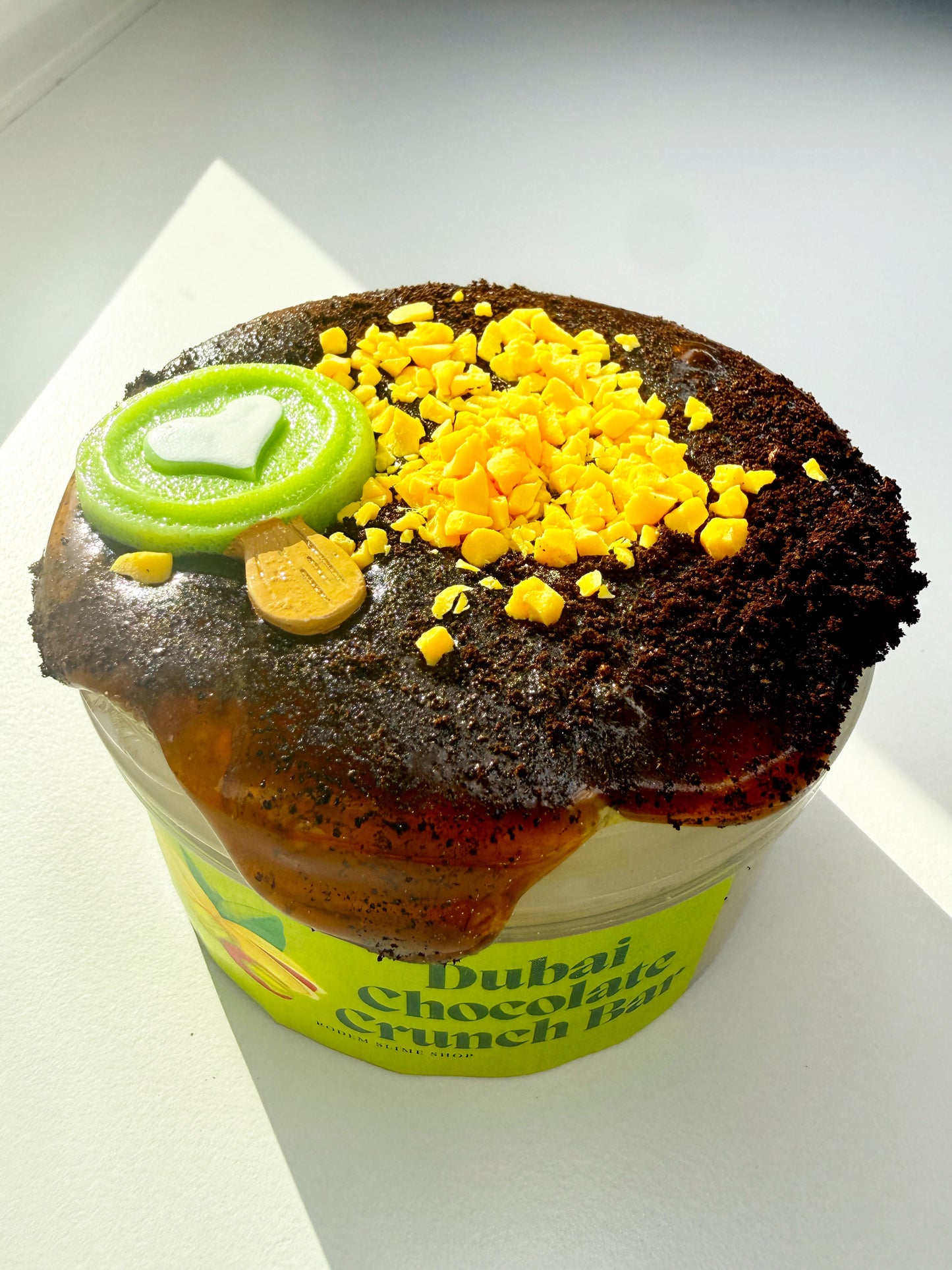 Dubai Chocolate Crunch Bar Slime