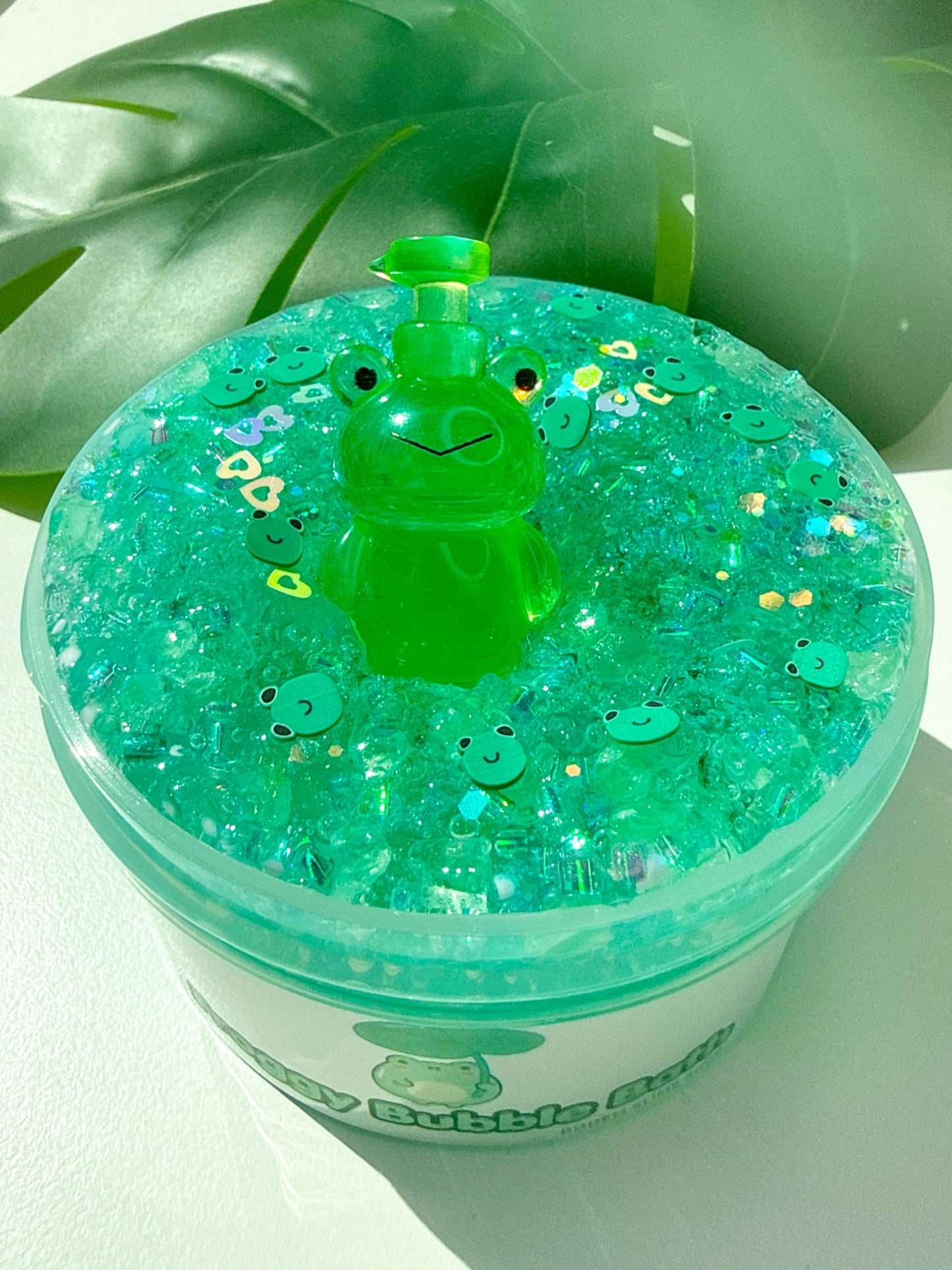 Froggy Bubble Bath Slime
