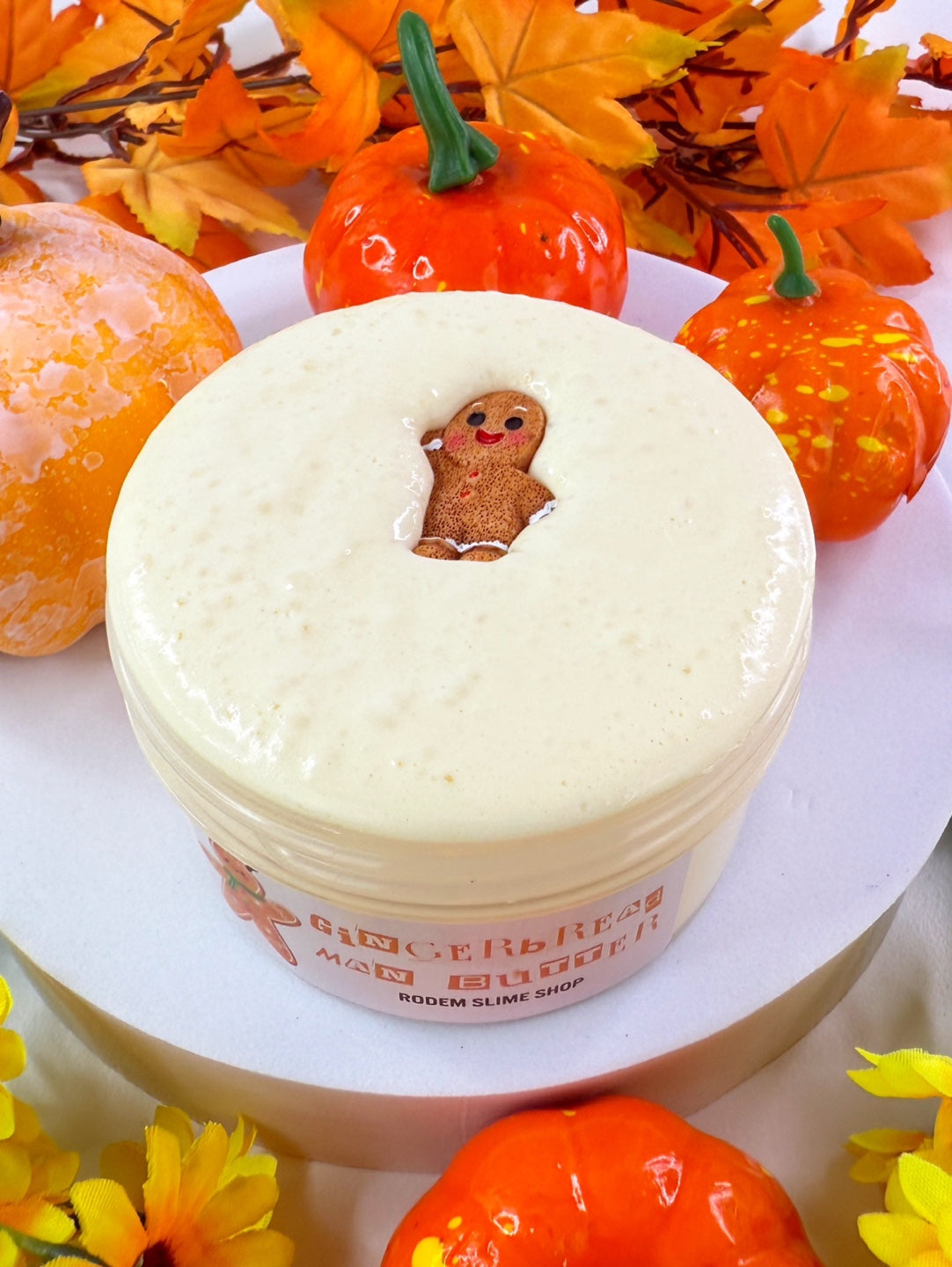 Gingerbread Man Butter Slime