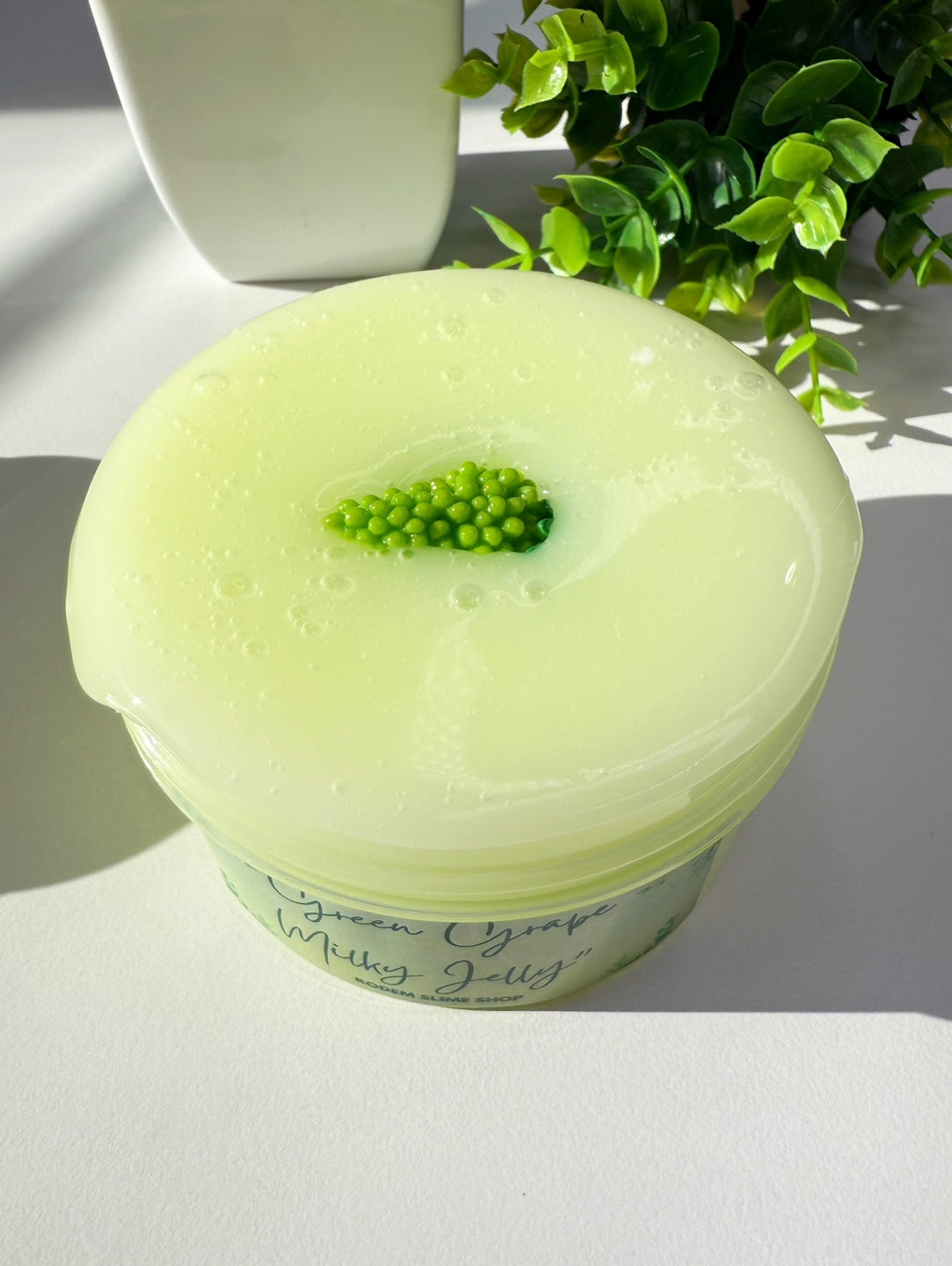 Green Grape Milky Jelly Slime