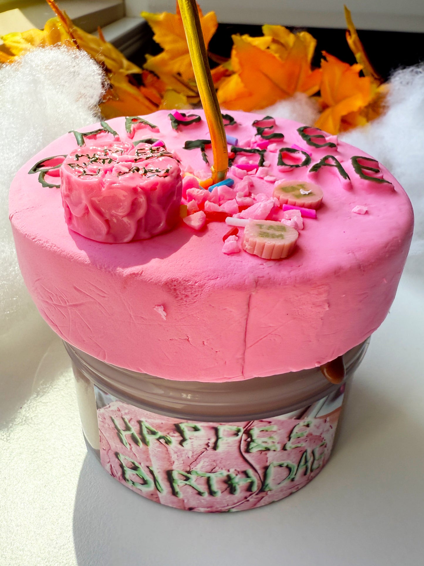 Happy Birthday Cake Slime