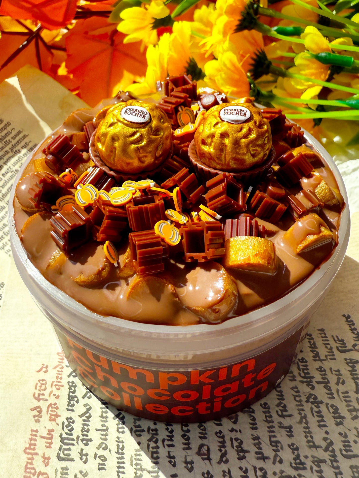 Pumpkin Chocolate Collection Slime