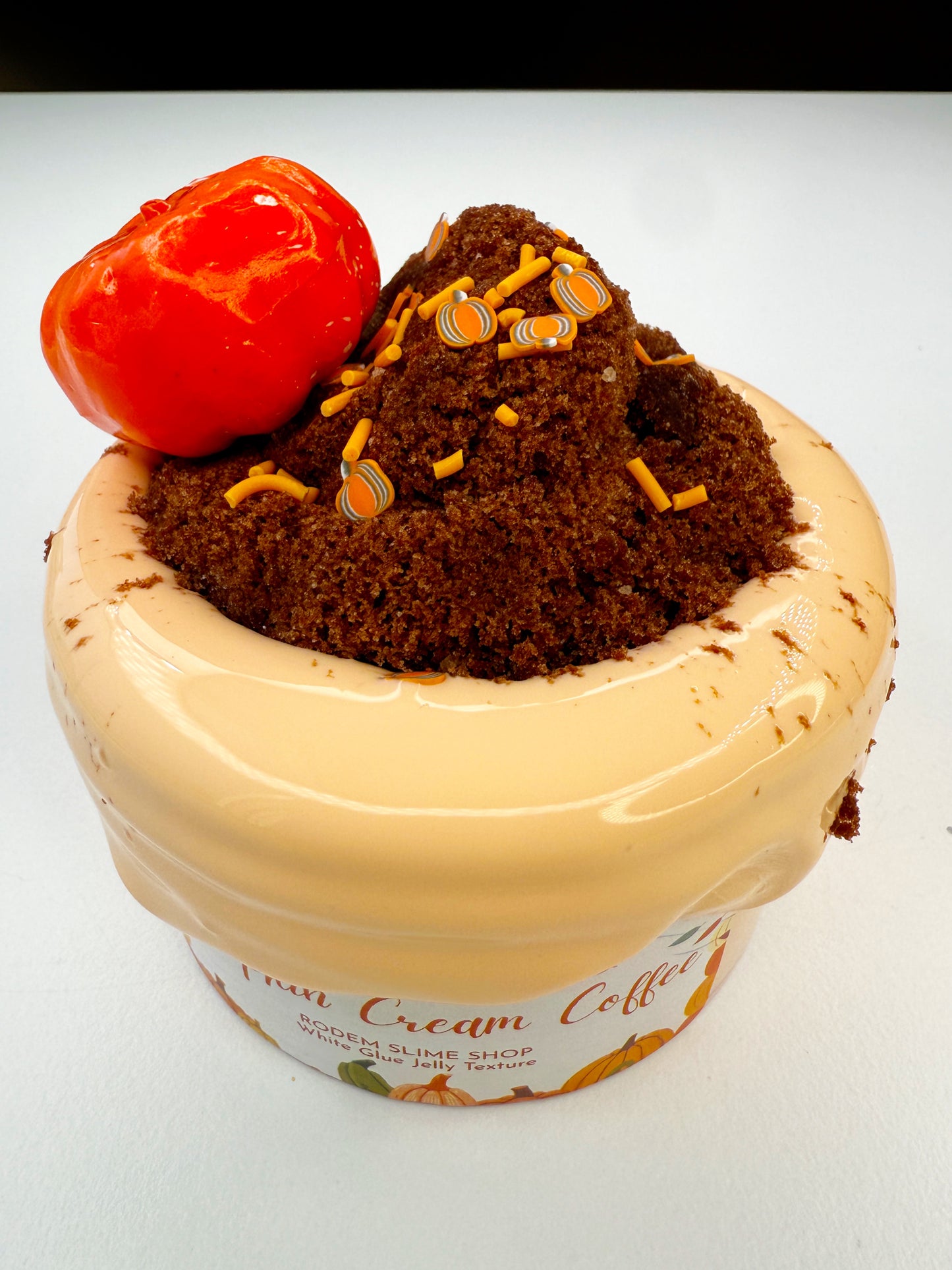 Pumpkin Cream Coffee Slime