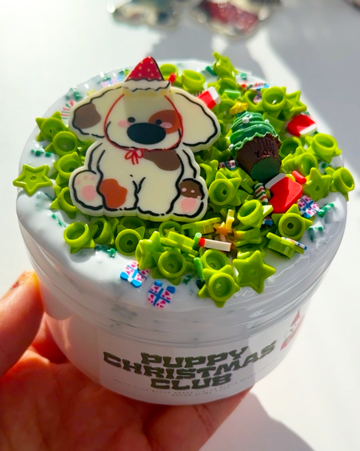 Puppy Christmas Club Slime