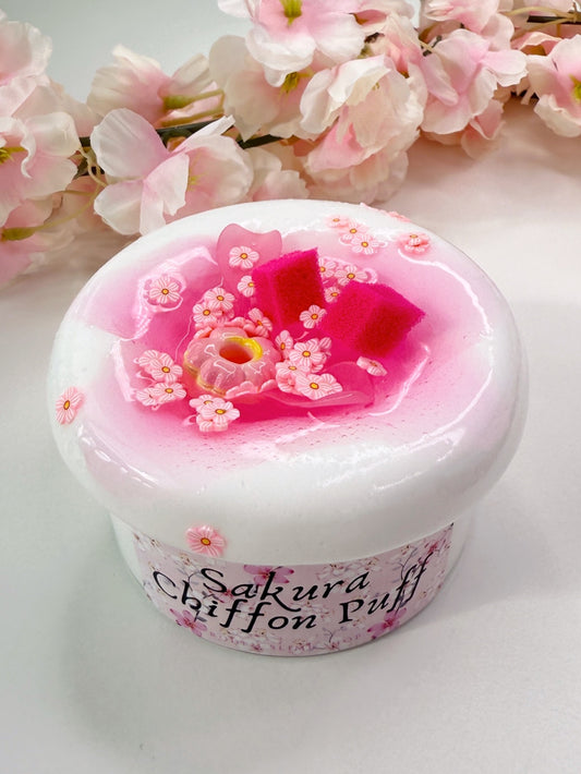 Sakura Chiffon Puff Slime