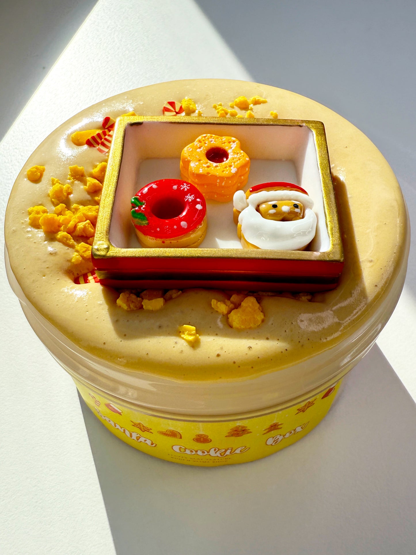 Santa Cookie Box Slime