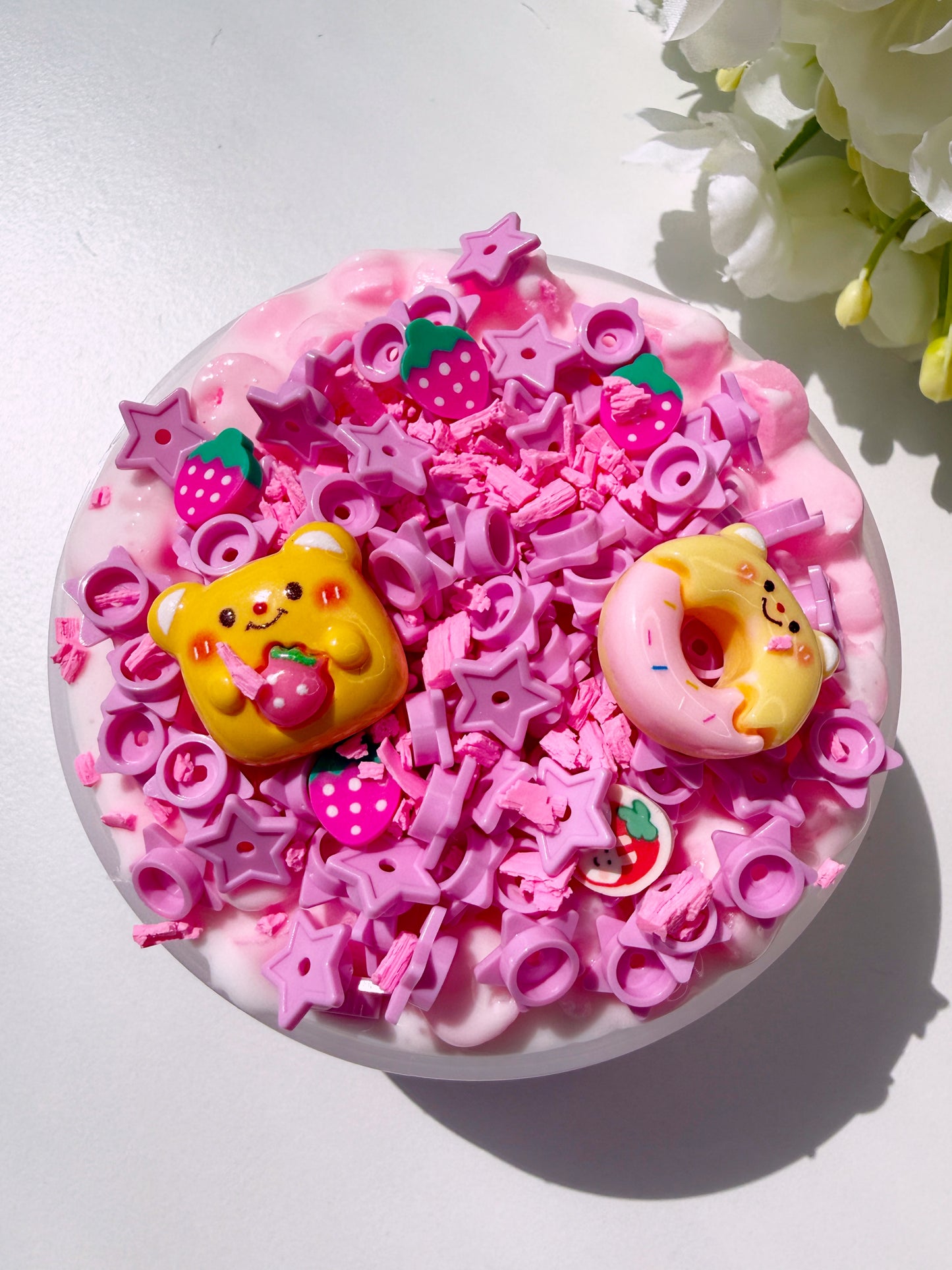 Strawberry Donut Slime