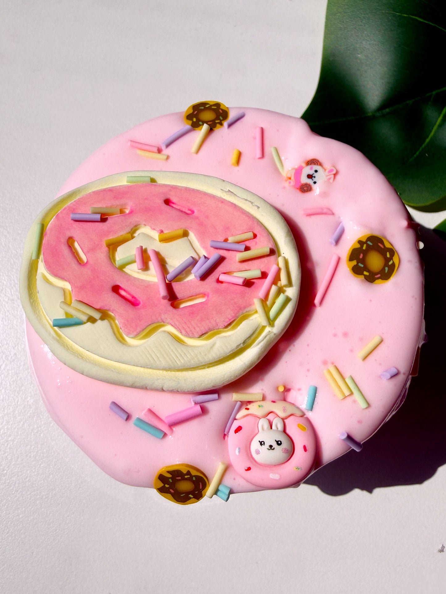 Strawberry Donut Dough Slime