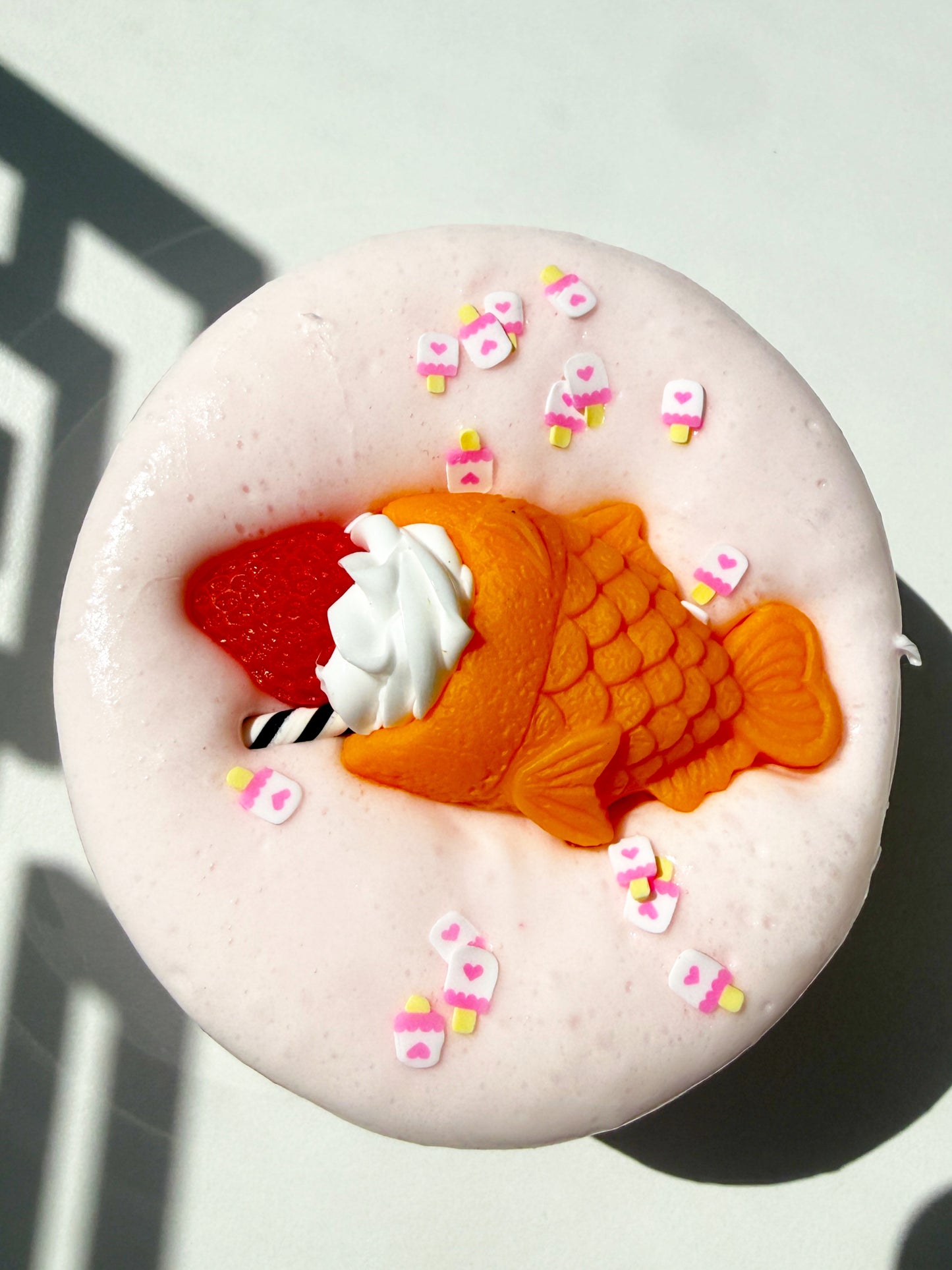 Strawberry Taiyaki Ice Cream Slime