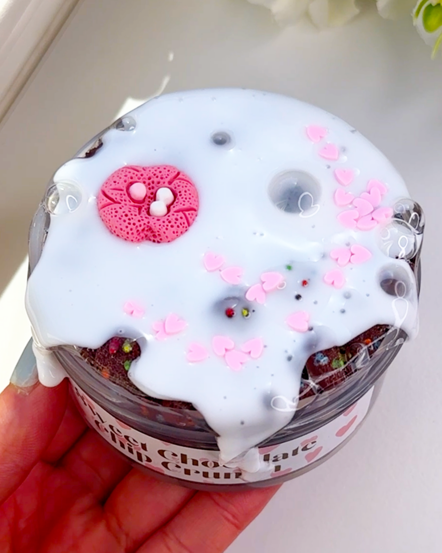 Sweet Chocolate Chip Crunch Slime