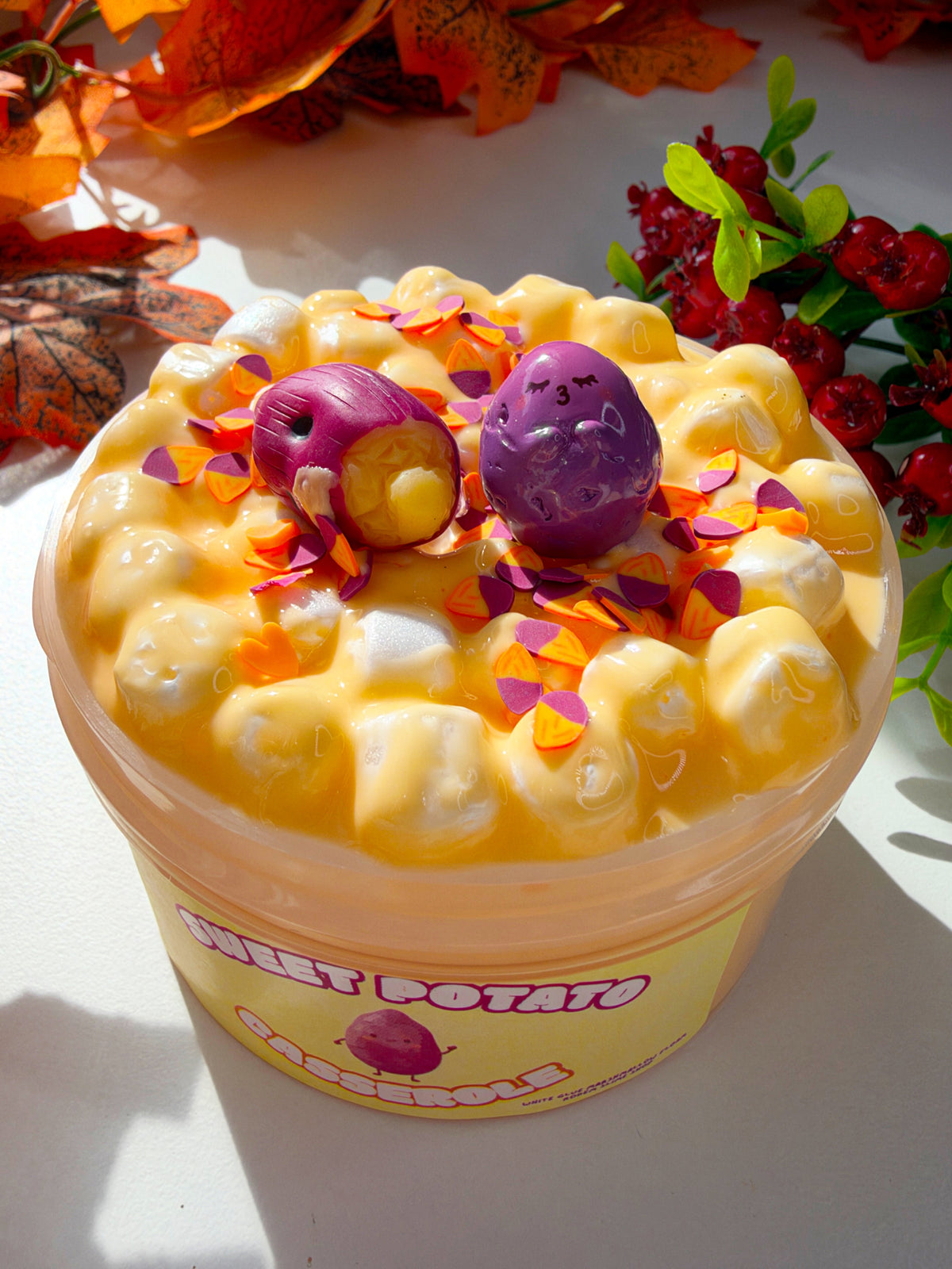 Sweet Potato Casserole Slime