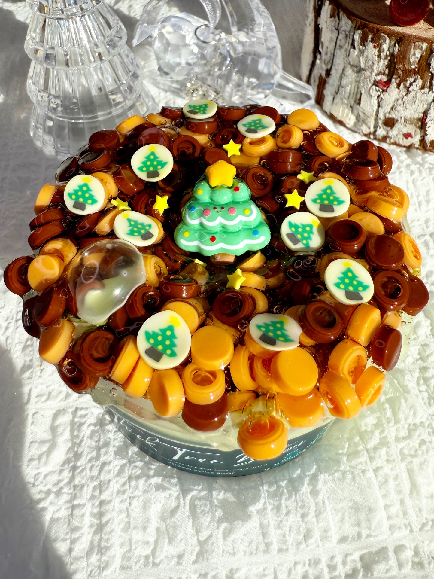 Thick Tree Button Slime