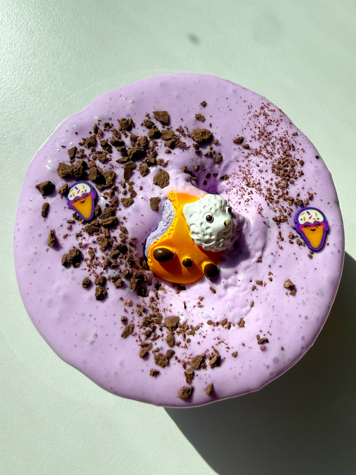 Ube Cookie Chips Slime